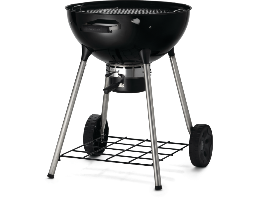 Grill węglowy 22" Premium Charcoal Kettle czarny 57 cm + zestaw (komin do rozpalania #67802, węgiel drzewny 3 kg #67107, podpałka 100 szt. #67052) - 4